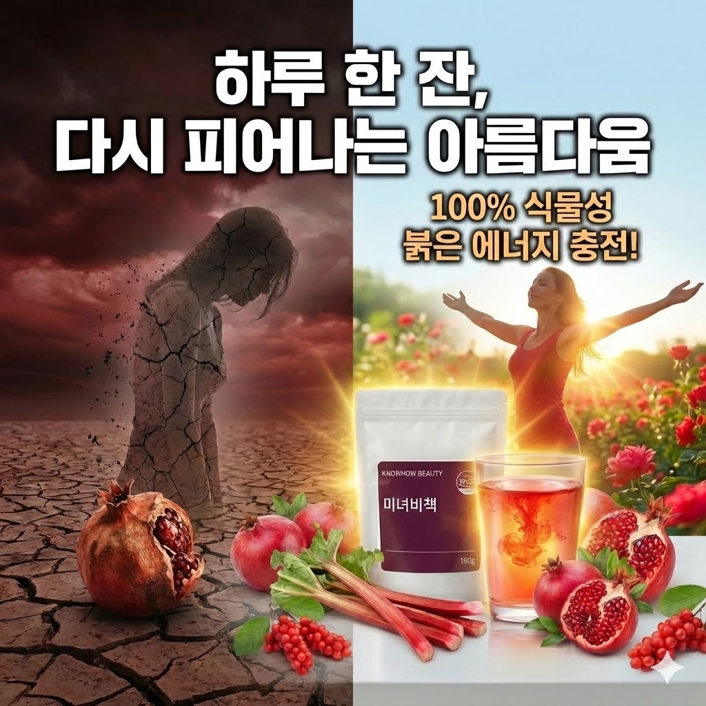 마시는 별건강소 미녀비책 루바브 석류 오미자 에스토겐 복합물 갱년기 분말 엄마선물 - 상세 이미지 2
