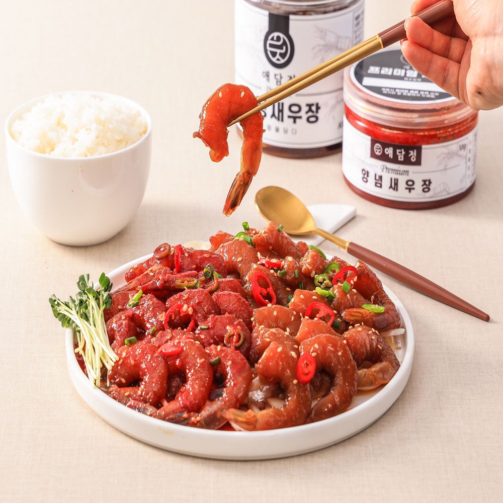 애담정 양념 간장 깐새우장 300g - 상품 이미지