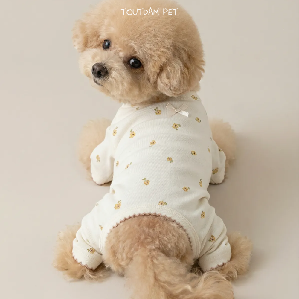 뚜담펫 강아지 겨울조끼 플리스 뽀글이 고양이 수면조끼 - 상세 이미지 2