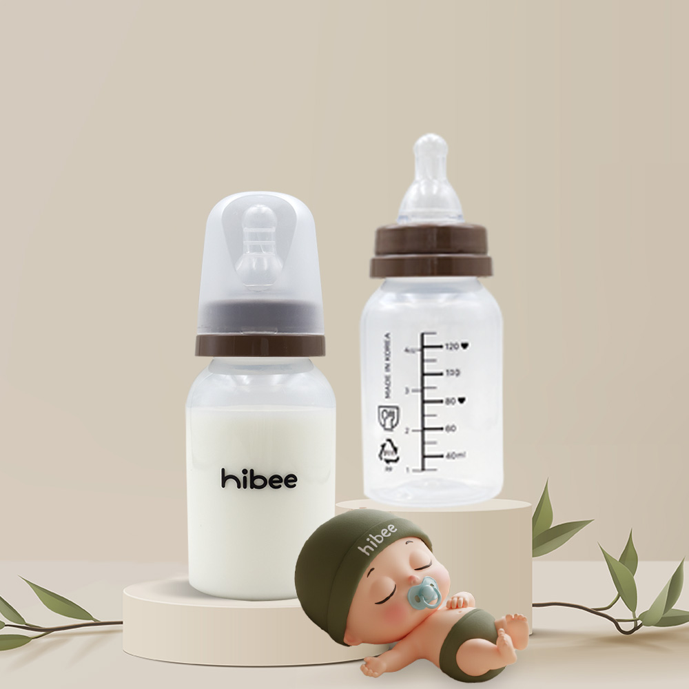 하이비 PP 에잇벤트 신생아 조리원 젖병 130ml 1P 젖꼭지포함 - 상품 이미지