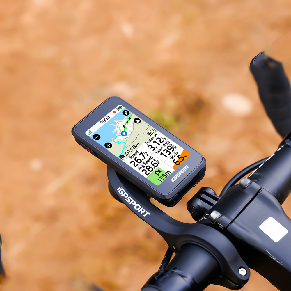 iGPSPORT BiNavi Air 바이내비 에어 자전거 터치스크린 GPS 속도계 이미지 8