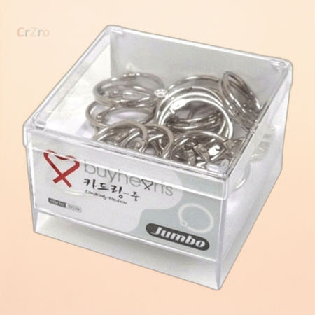 바이하츠 점보 실버 JSCDM 중형 다용도 문서 철링 5개입