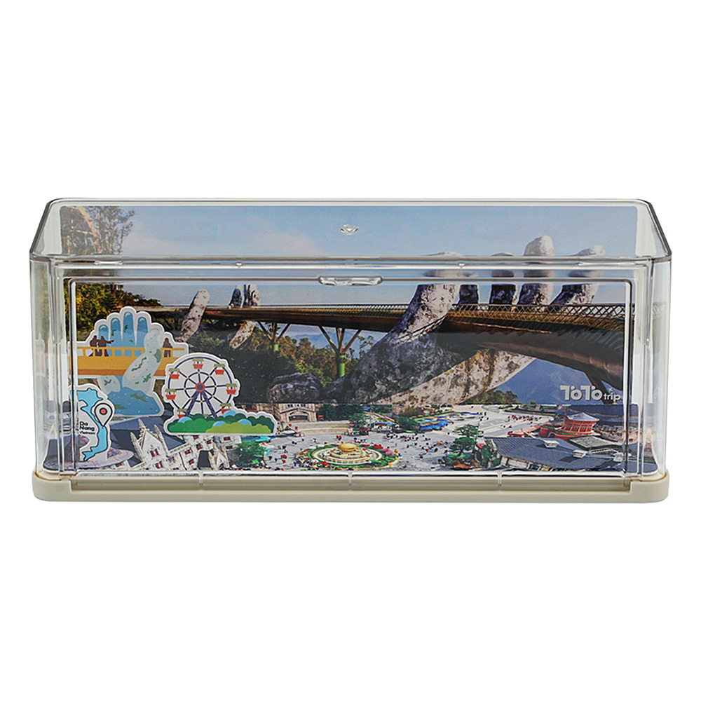 토토트립 피규어 아크릴케이스 키링보관함 감성전시 다낭, 1단 - 상세 이미지 4