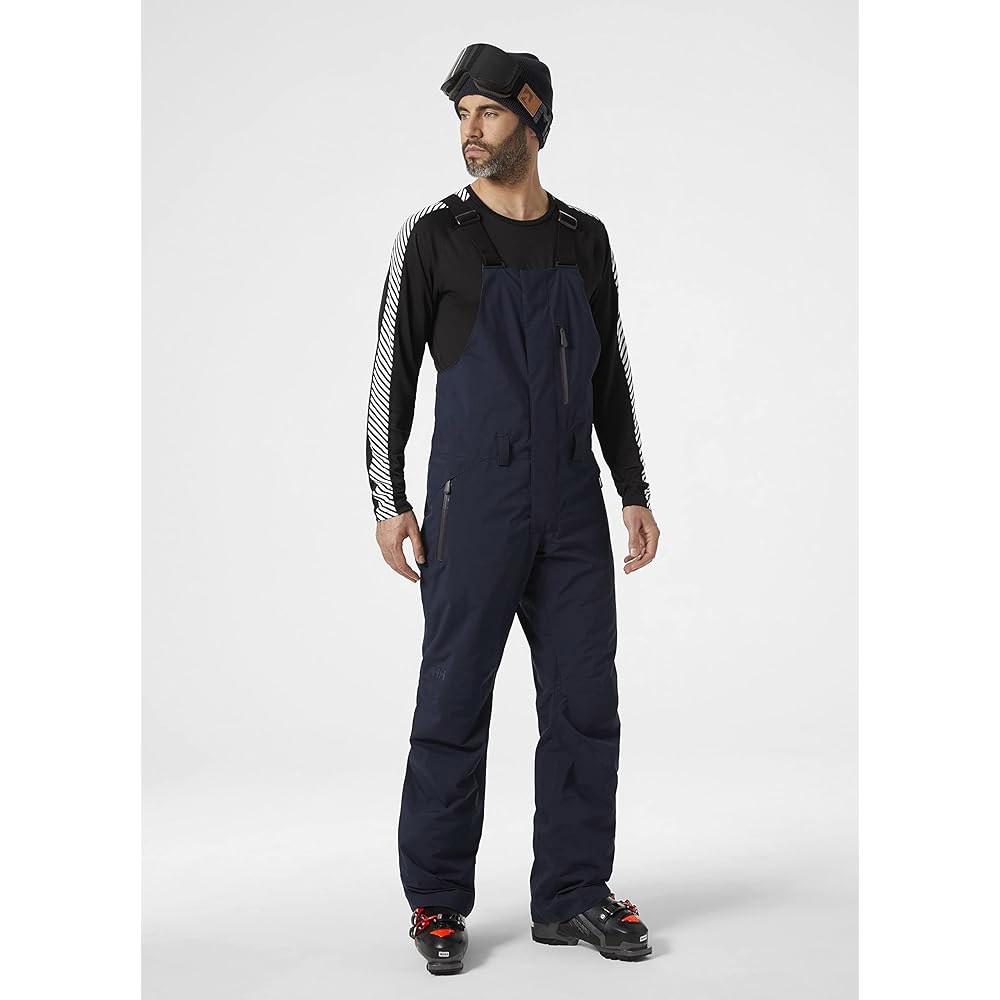 Helly-Hansen Legendary 단열 빕 팬츠 - 방수 스키 스노우 오버롤 통기성 스노우보드 하의 597 네이비 XL 990 Black XX-Large - 상세 이미지 3