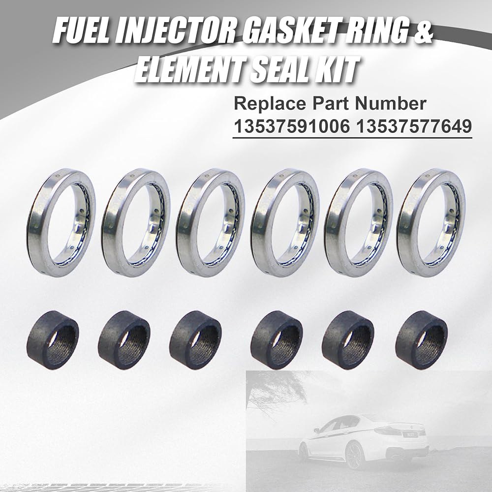 BMW 135i E88 E82 228i 228iX F22 F23 M235iX M240i M240iX X1-X6 ALPINA 2009-2019용 1006 연료 인젝터 개스킷 링 및 - 상세 이미지 2