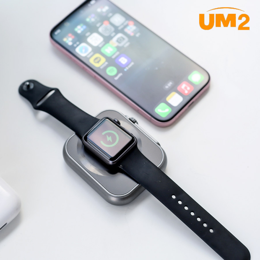 UM2 3in1 맥세이프 보조배터리 5000mAh 고속충전 자석형 아이폰 무선휴대용 UMPB-MF3in1 - 상세 이미지 3