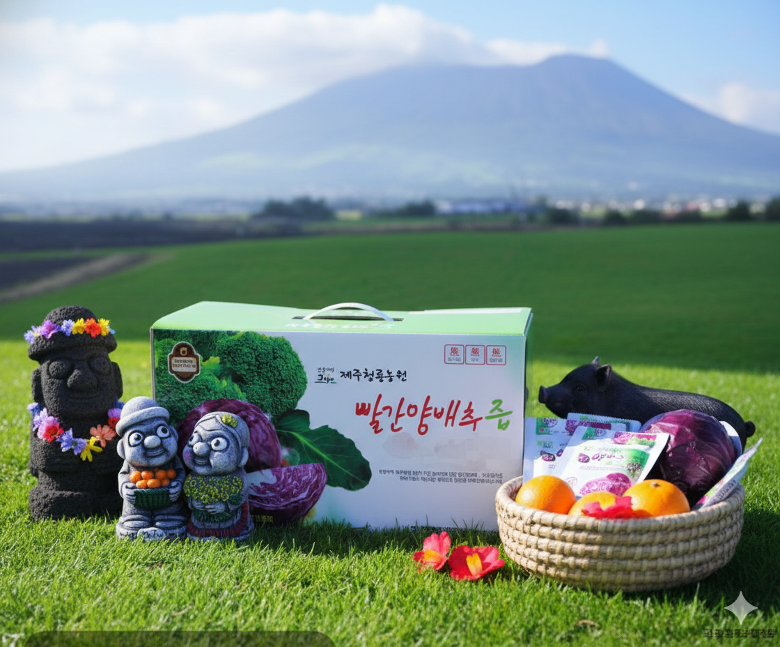 청룡농원 제주산 빨간 양배추즙 적색 110ml x 75포 (자색, 적) 제품 이미지