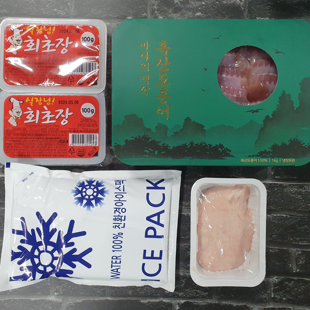 흑산도 국산 홍어 저온숙성 홍어회 숙성도 선택 250g 500g 1kg - 상세 이미지 5