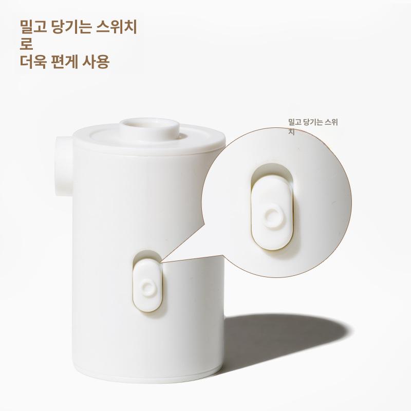 미니 에어펌프 USB 충전식 매트리스 빠른 팽창 미니 인플레이터 - 상세 이미지 5