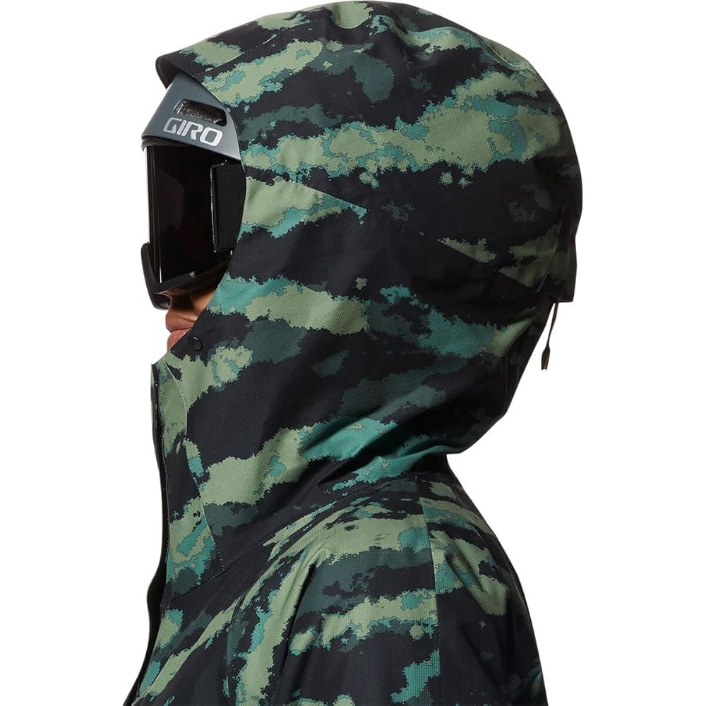 Mountain Hardwear 여성용 Cloud Bank 고어텍스 단열 재킷, 민트 팜 브러쉬 스트로크 프린트, X-Small 1 Dark Caspian X-Small - 상세 이미지 2