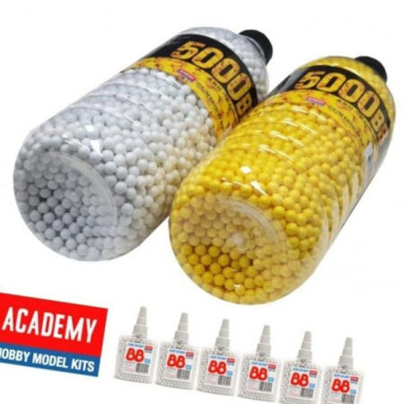 조립 비비탄 BB탄 PET통 보급탄 5000발 6mm