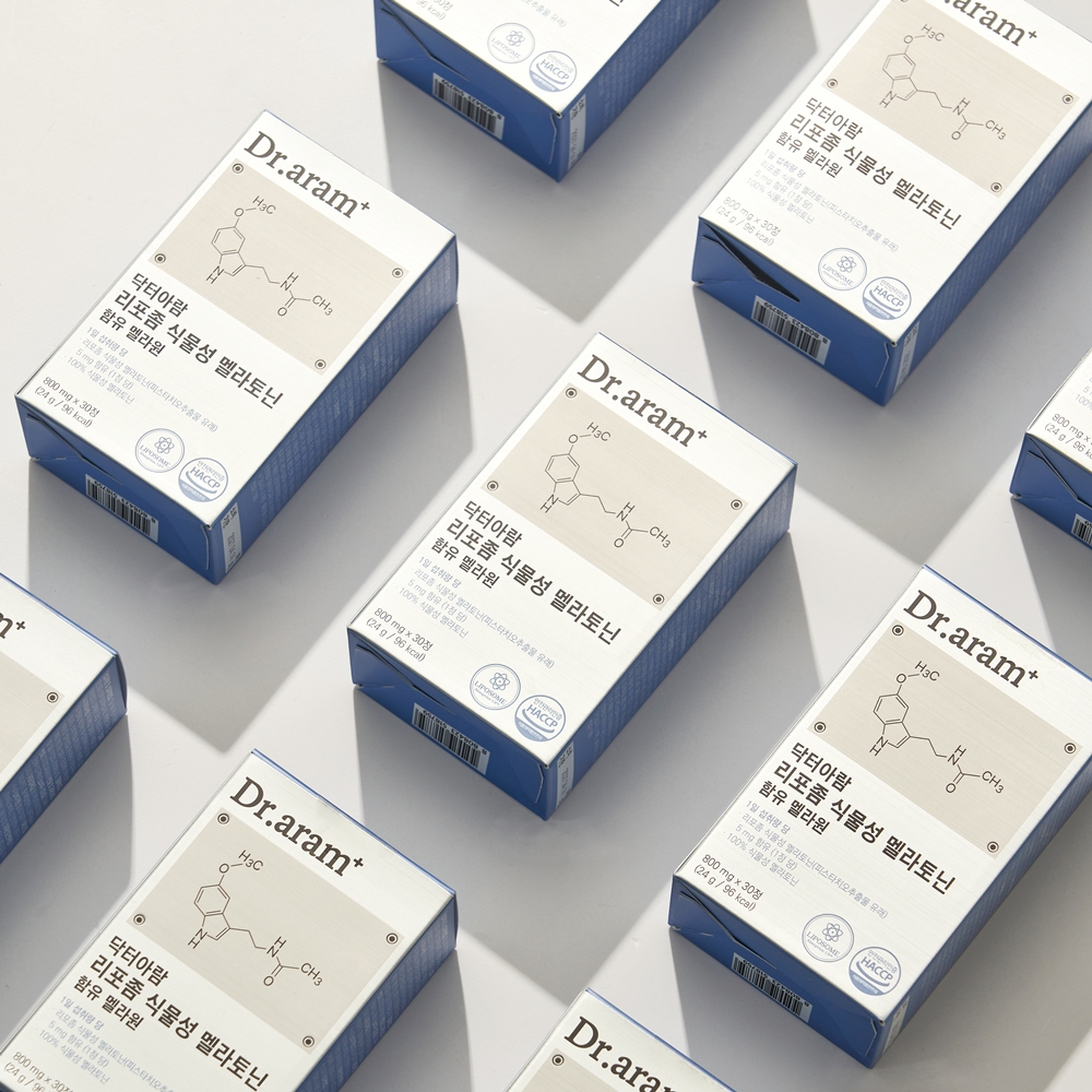 닥터아람 식물성 멜라토닌 테아닌 리포좀 메라토닌 멜라원 800mg x 30정 이미지 3