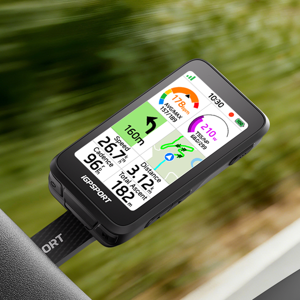 iGPSPORT BiNavi Air 바이내비 에어 자전거 터치스크린 GPS 속도계 - 상품 이미지