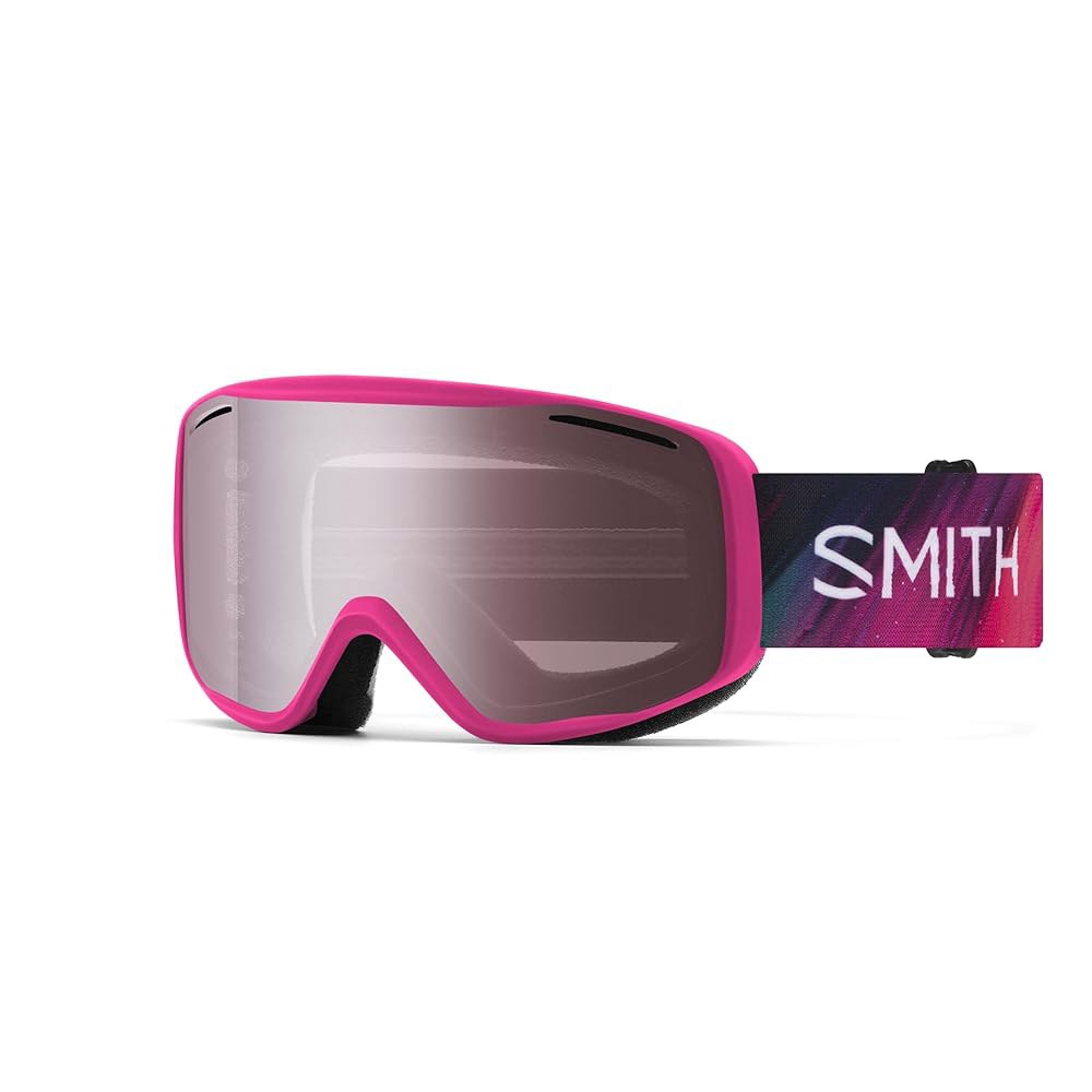 SMITH Carbonic-x 렌즈가 있는 Rally 고글 - 스키 및 스노우보드용 퍼포먼스 스노우 스포츠 렉트릭 플라밍고 슈퍼노바 + 이그니터 미러 렌즈 - 상품 이미지