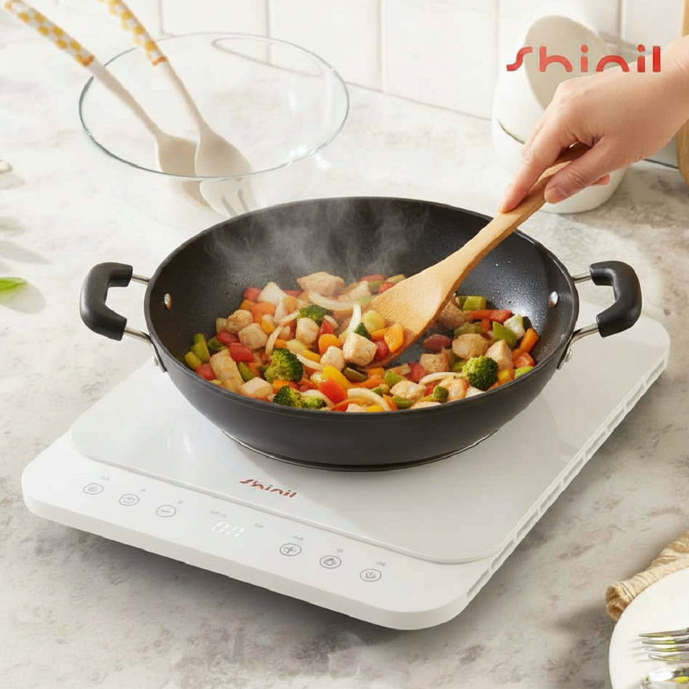 신일 1구 인덕션 전기 레인지 가정용 업소용 휴대용 탕비실 미니 슬림 캠핑