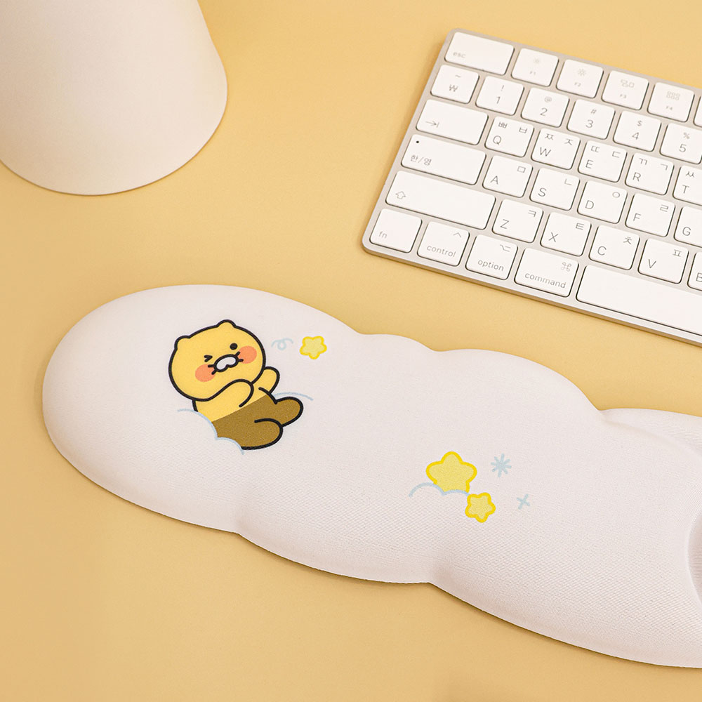카카오프렌즈 메모리폼 키보드 손목패드 뭉게구름 춘식이 - 상세 이미지 4