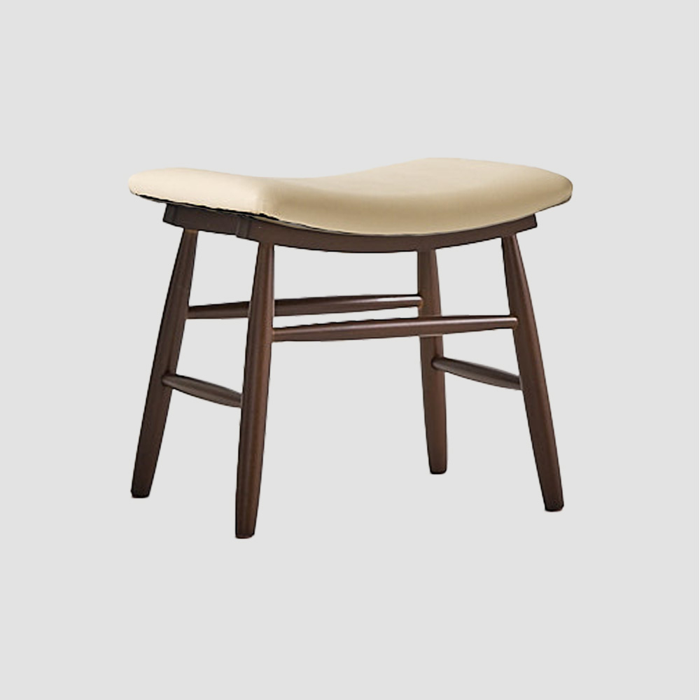 레더스 원목 풋스툴 소파 발받침 화장대 스툴 낮은 현관 가죽 사각 미니 보조 의자 오토만