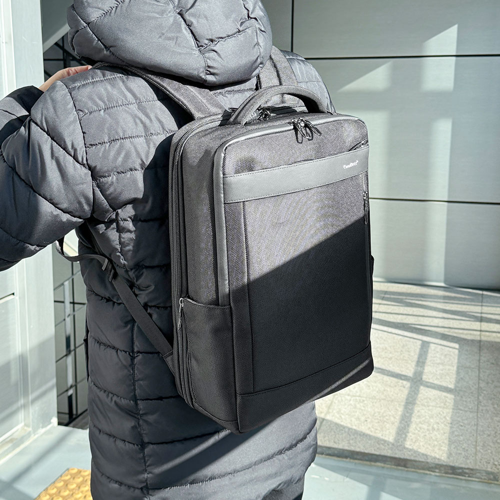 남성 직장인 출근 노트북 백팩 비즈니스 업무용 여행 배낭 멀티수납 백팩 - 상세 이미지 2