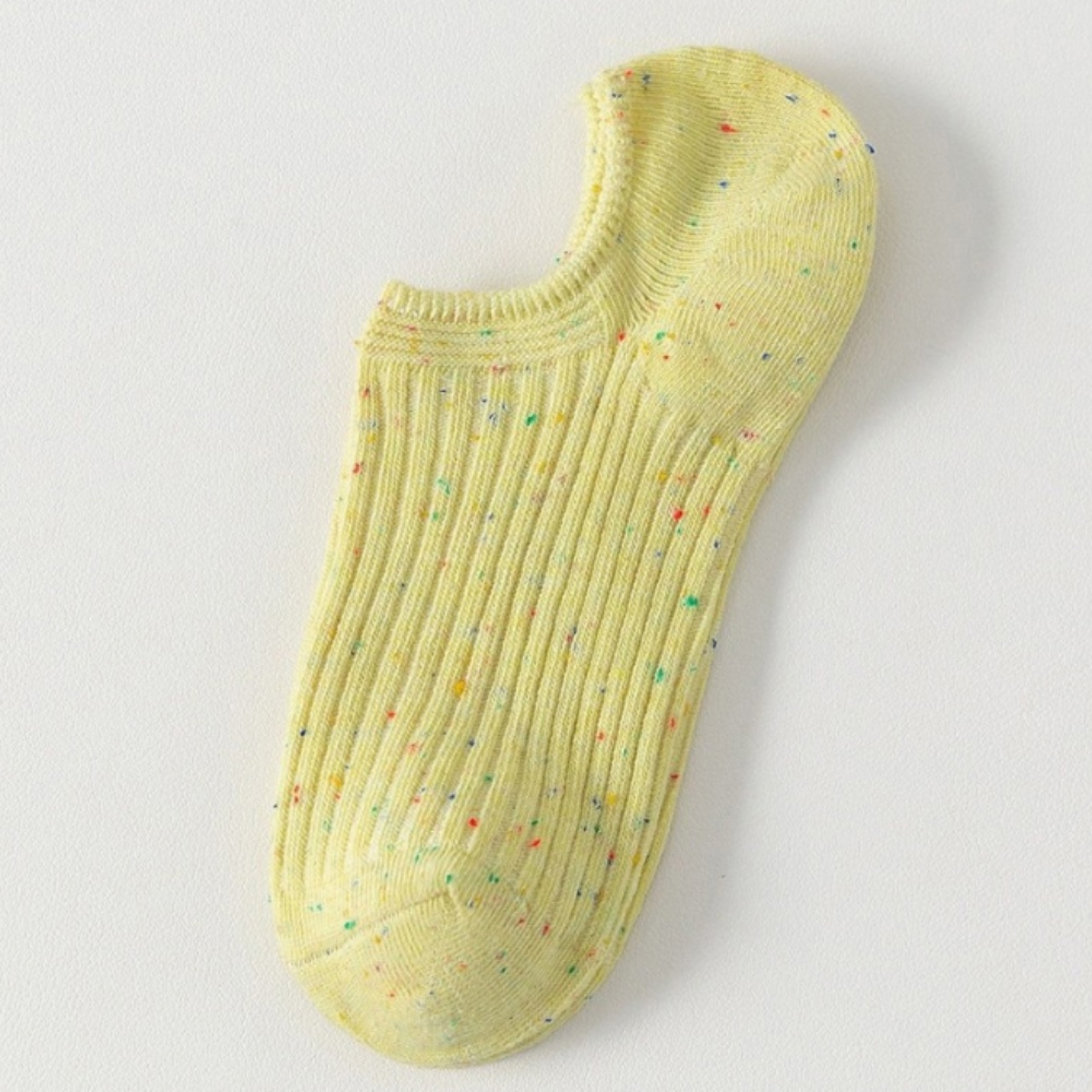 여성 골지 페이크삭스 로퍼 덧신 덧버선 덧버신 세트 - 상세 이미지 3