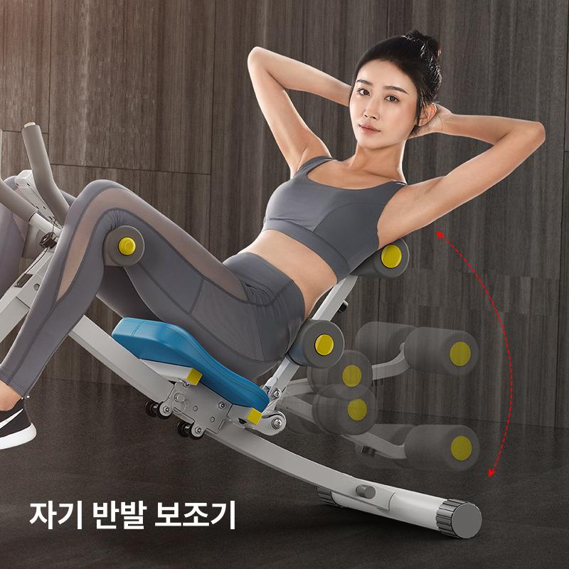 코어 뱃살 옆구리 복근 허리 운동기구 훈련 1 프리미엄 퍼플 앤 화이트 - 상세 이미지 3