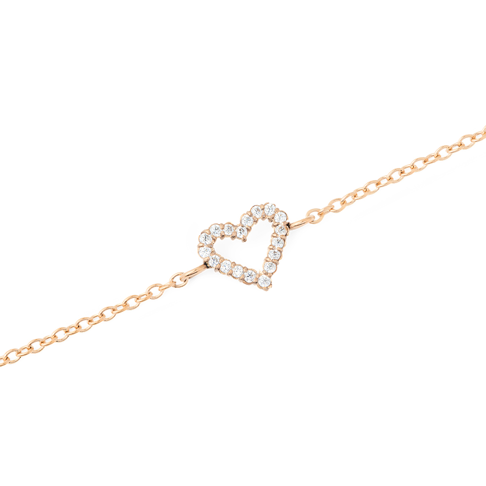 다니엘 웰링턴 MIRELLE HEART BRACELET 하트 펜던트 데일리 우정팔찌 이미지 6