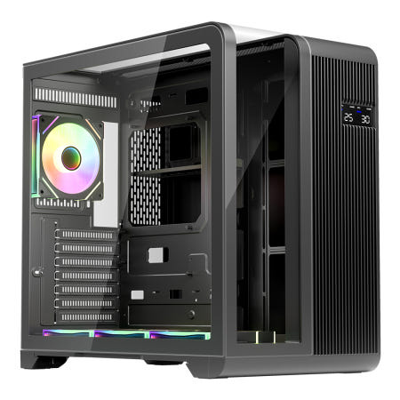 1stPlayer 1stPlayer RT7 라운드 ARGB (블랙) 케이스