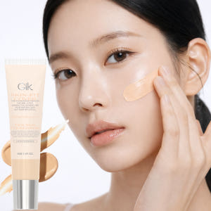 GIK 허스킨 3중 기능성 올인원 광채 밀착 커버 파운데이션 SPF50 ... 솔직 후기 | 피부 타입별 분석 - 상품 이미지 1