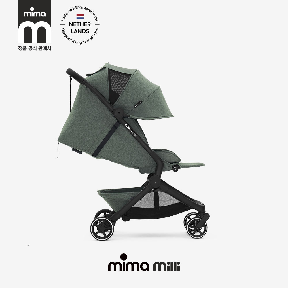 [2026년형] 미마 밀리 휴대용 유모차 기내반입 2026년형 서울컬렉션 던 그린
