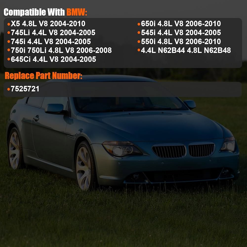 2004-2010 8Pcs 연료 인젝터, BMW X5 650i 550i 2006-2010 750Li 500Li 2006-2008 745i 745Li 645Ci 545i 2004-2 - 상세 이미지 2