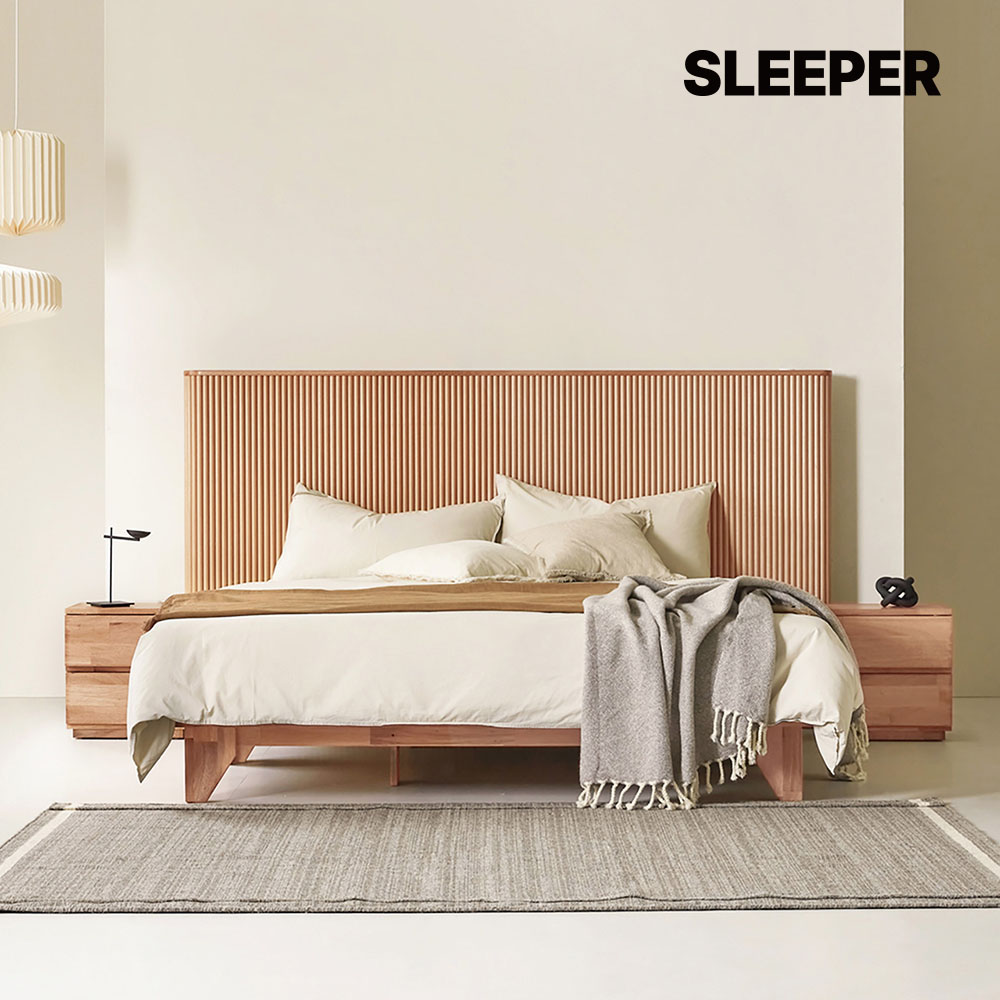 슬립퍼 포루바 신혼 부부 트윈 원목 호텔 호텔형 호텔식 침대 프레임 LK 라지킹 다리형