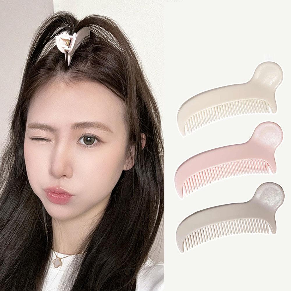 가르마 뿌리 볼륨 집게빗 집게핀 헤어 앞머리 고정 정수리볼륨 헤어클립 - 상세 이미지 2