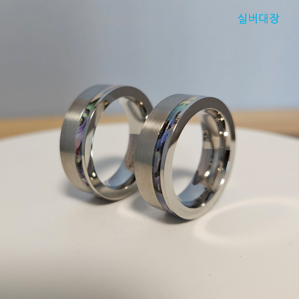 써지컬 반지 레이어드 링 선물 패션 써지컬스틸 반지 이미지 7