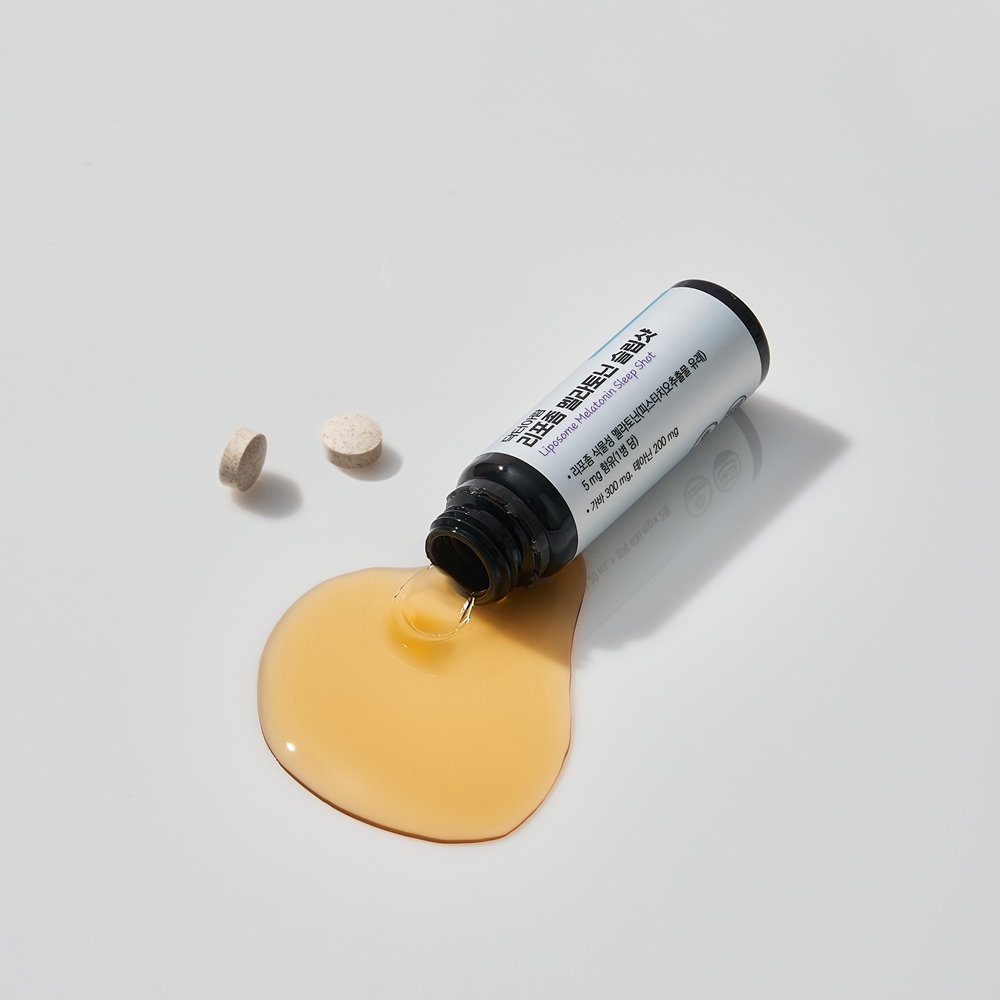 닥터아람 식물성 멜라토닌 리포좀 5mg 슬립샷 이중제형 7병 이미지 4