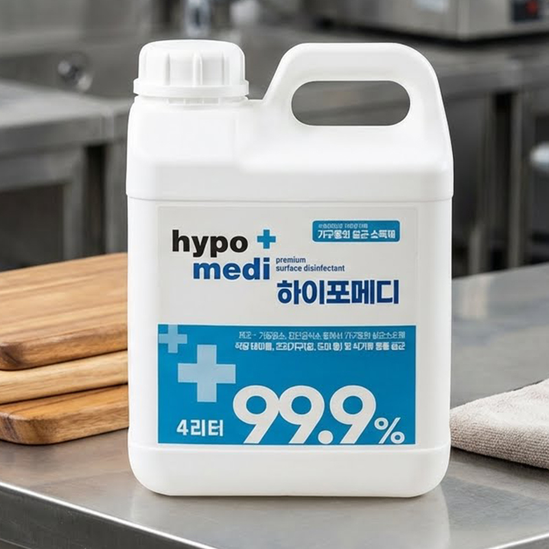식품첨가물 하이포메디 500ml x 2개 기구등의 살균소독제 식당 살균제 뿌리는 소독제 살균스프레이 HOCL 소독수 이미지 7