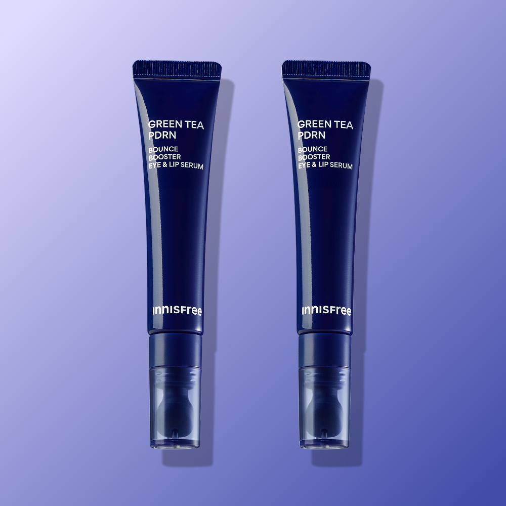 [더블구성] 이니스프리 그린티 PDRN 바운스 부스터 아이&립 세럼 15ml, 2개 - 상품 이미지