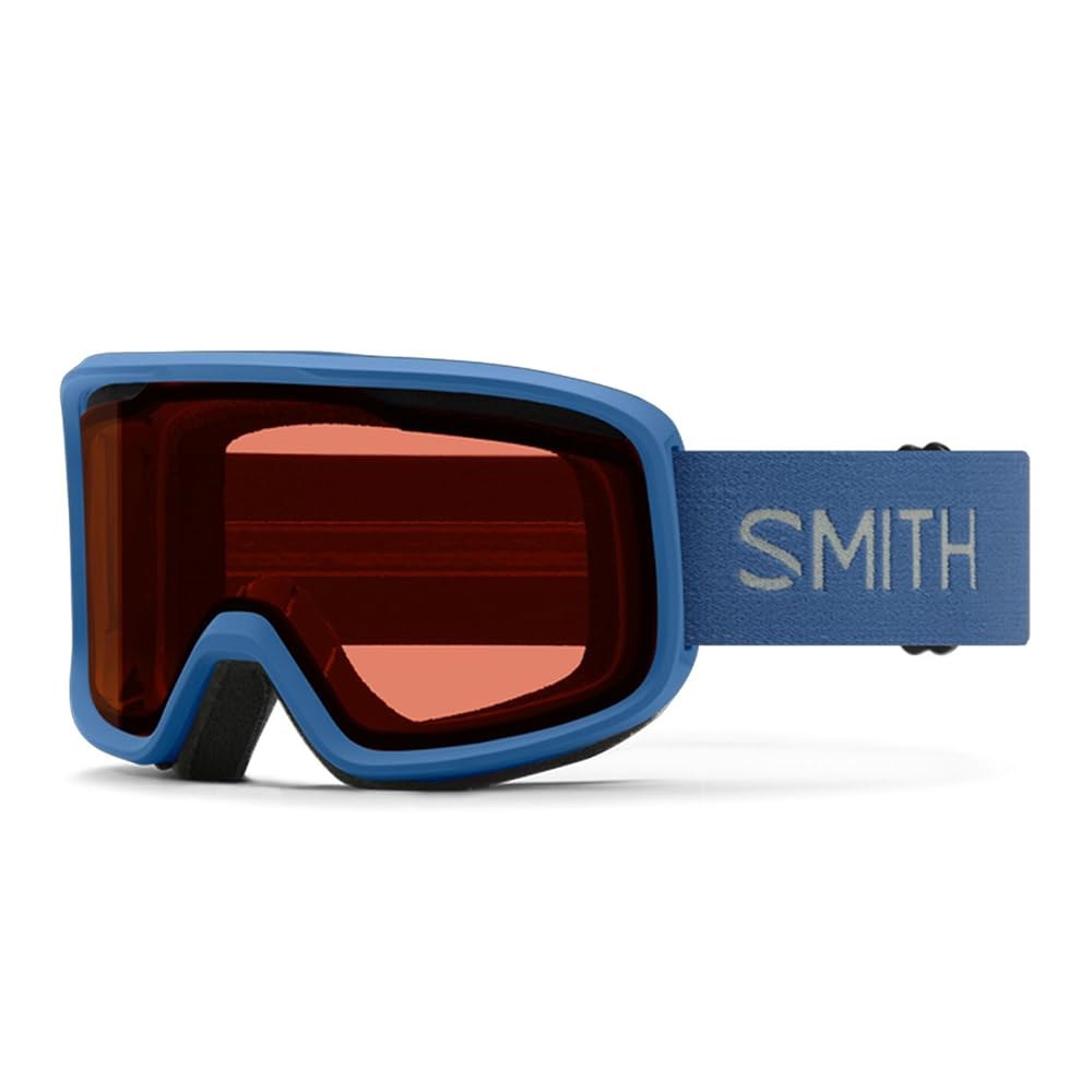 SMITH Frontier 스노우 고글 - Carbonic-X 렌즈가 있는 성인용 스키 및 스노우보드 고글, 통풍, 김 서림 방지 성능 100 자외선 차단 남성 여성용 트루 블루, - 상품 이미지