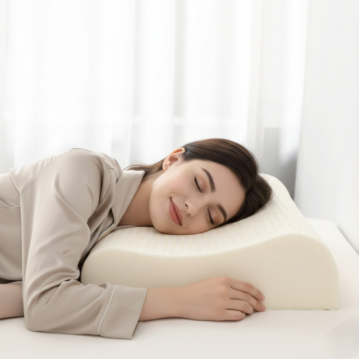 솜스 경추베개 목디스크베개 일자목 거북목 옆으로자는 역류성식도염 코골이 낮은 높은