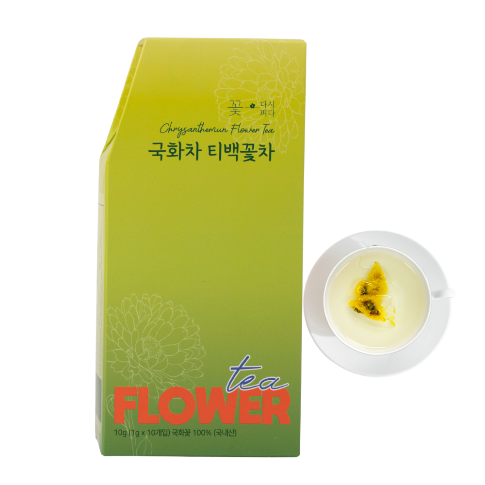 [꽃다시피다] 국내산 수제꽃차 국화차 티백차 - 상세 이미지 3