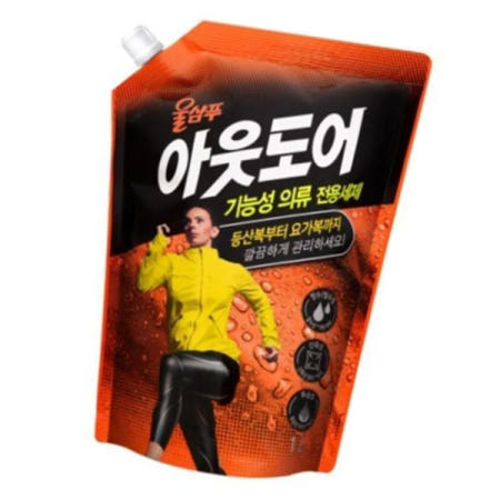 찬물전용 등산복세탁 아웃도어전용세제 아웃도어울샴푸 울샴푸리필