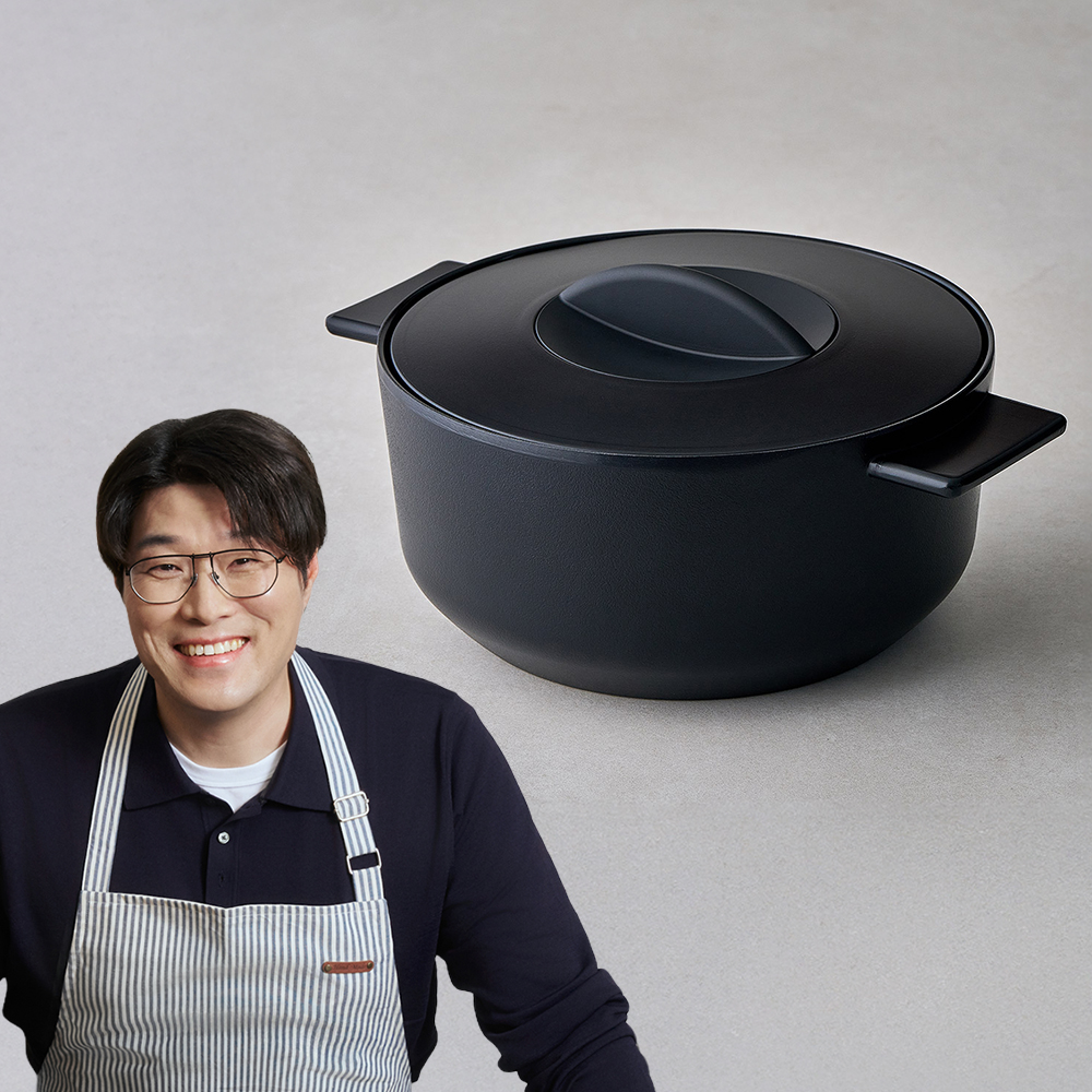 데켓 주물 IH 양수 냄비 18CM(CAC1863IH)+실리콘 손잡이2P - 상품 이미지