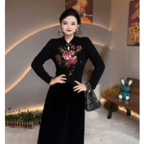 댄스복 라인 의상 여성 라틴 단체복 공연 - 상품 이미지