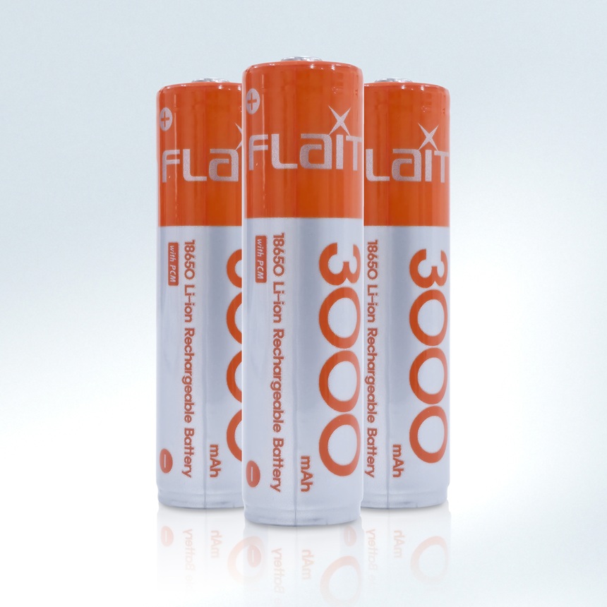 몬스터 18650 배터리 3000mAh 충전용 건전지 팩 보호회로 밧데리(1개) - 상품 이미지