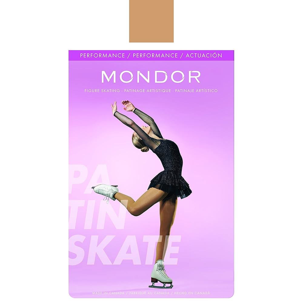 Mondor 3310 여성용 스케이팅 타이트 풋 (M, 선탠) Suntan Large - 상세 이미지 2