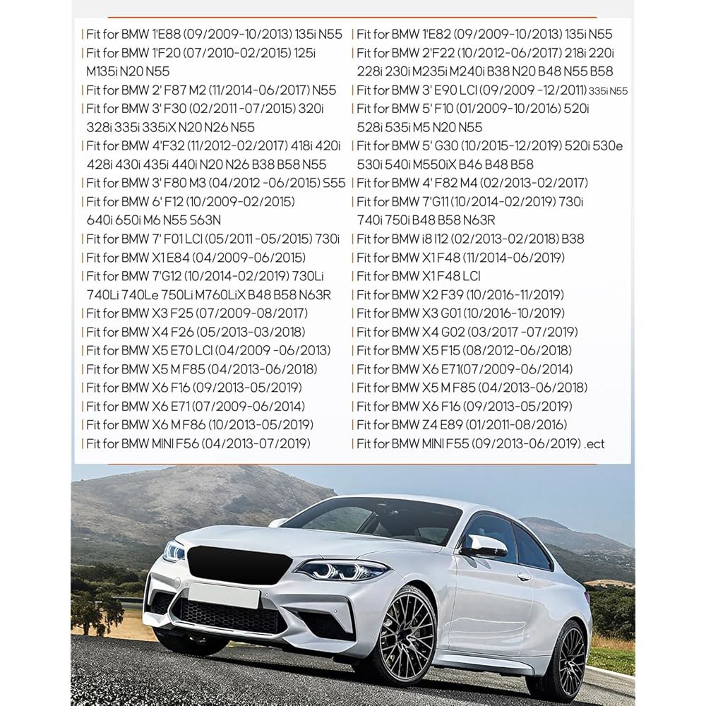Hulyxayfave 6개 연료 인젝터 씰링 링 디커플러, BMW 135i 335i 428i 520i 및 기타 모델, 디커플링 요소, 교체품 1353757649에 적합 - 상세 이미지 2