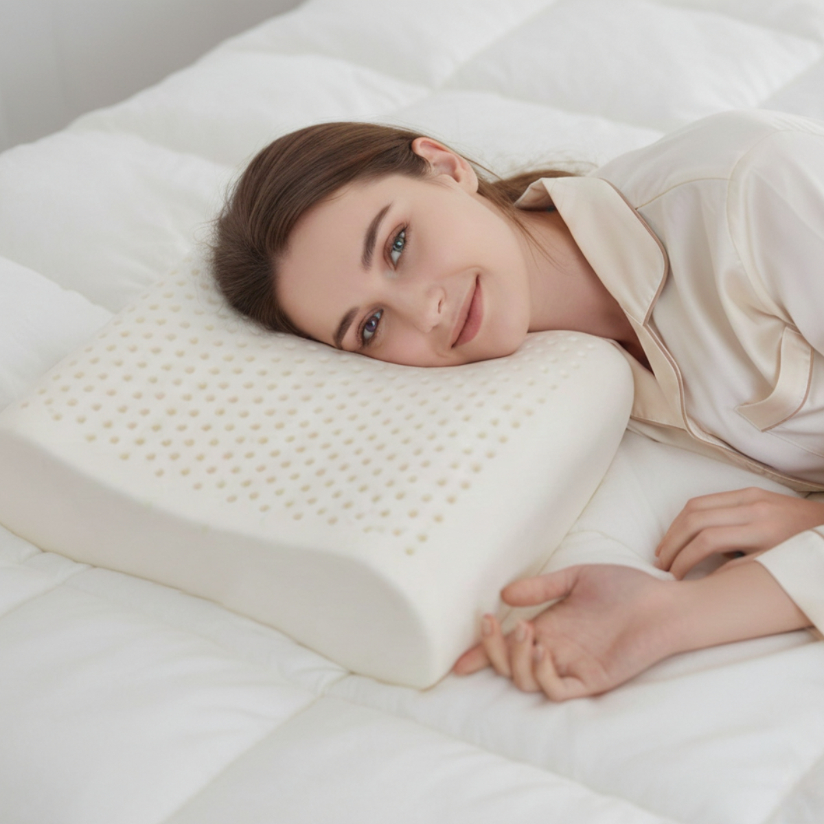 솜스 경추베개 목디스크베개 일자목 거북목 옆으로자는 역류성식도염 코골이 낮은 높은