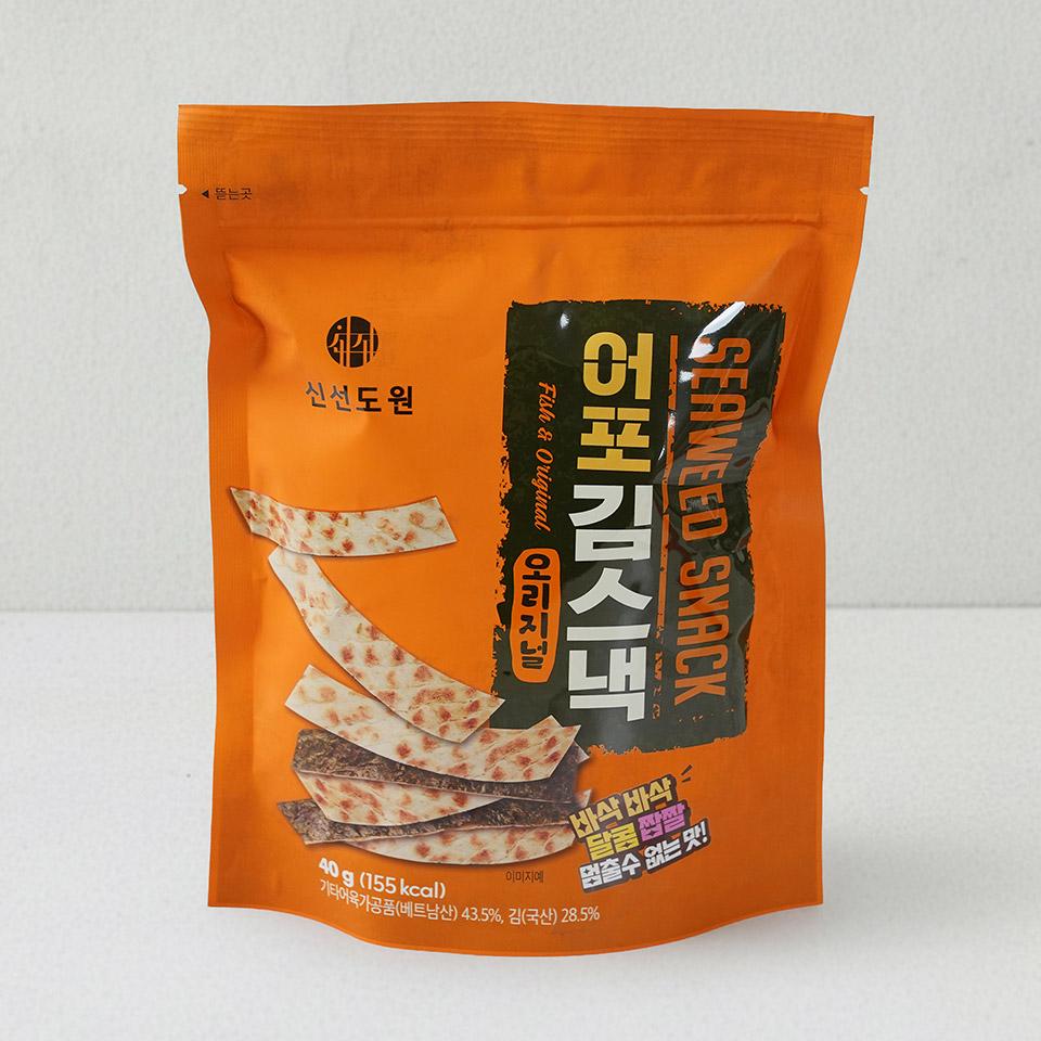 메가마트 신선도원 어포김스낵 오리지날 40g - 상품 이미지