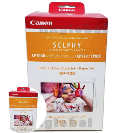 셀피잉크 셀피 (인화지 108매) CP1500 RP-108 1개(카트리지2개