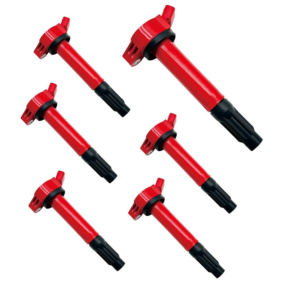 JAPISEN 6PCS UF487 점화 코일 팩, 도요타 4러너 RAV4 아발론 캠리 시에나 코일에 적합 렉서스 ES350 GS350 V6 2.5L 3.5L 4.0L - 상품 이미지