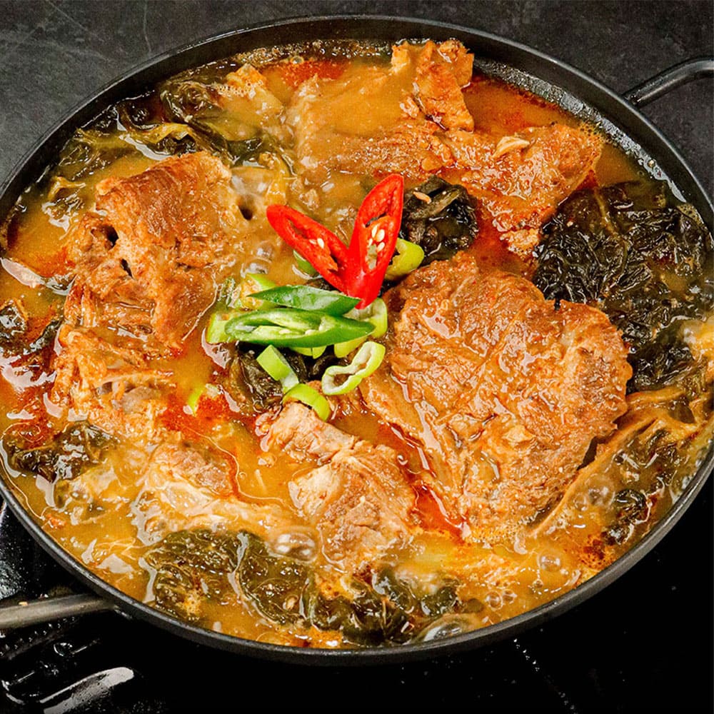 20년손맛 국물이찐한 탕 찌개 국거리 내장탕 양평 가마솥 우거지 뼈해장국-1kg외 - 상품 이미지