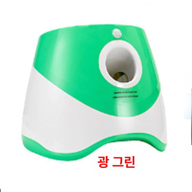 강아지 자동 공던지기 훈련용 애견 장난감 공놀이 블루 테니스 공 3개 포함 - 상세 이미지 5